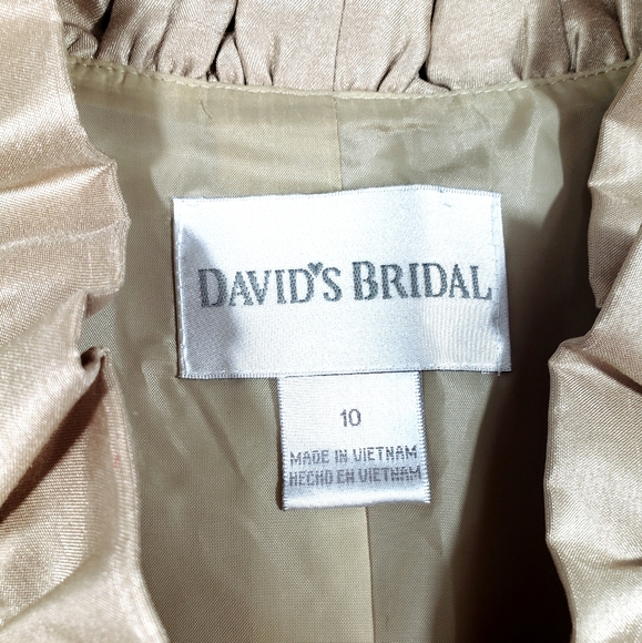 DAVID'S BRIDAL dress size 10 - Picture 4 of 5